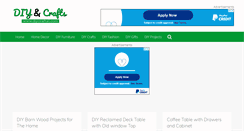 Desktop Screenshot of diyandcraftsideas.com